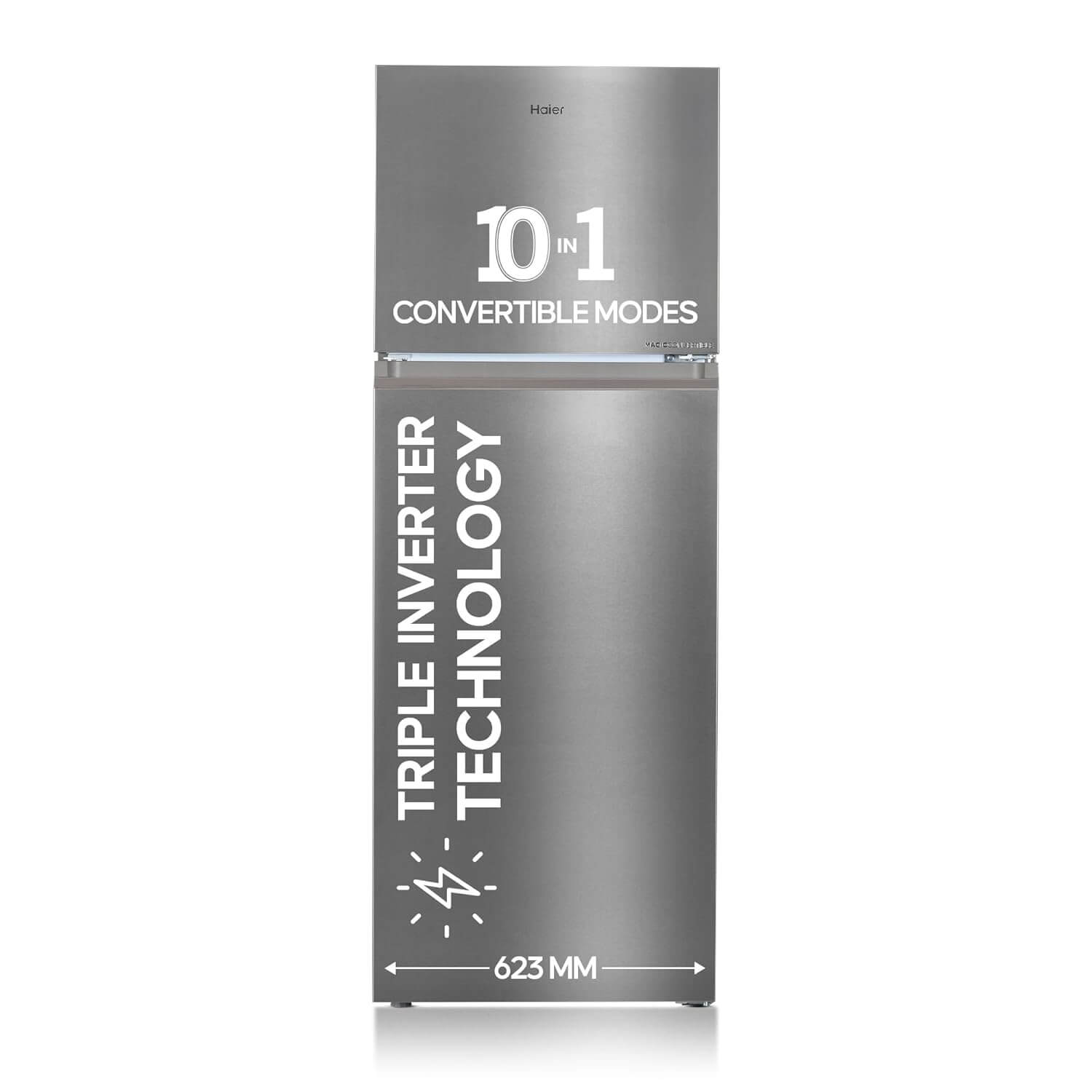 Haier 328 L 3 Star Convertible 10-in-1 Double Door Refrigerator