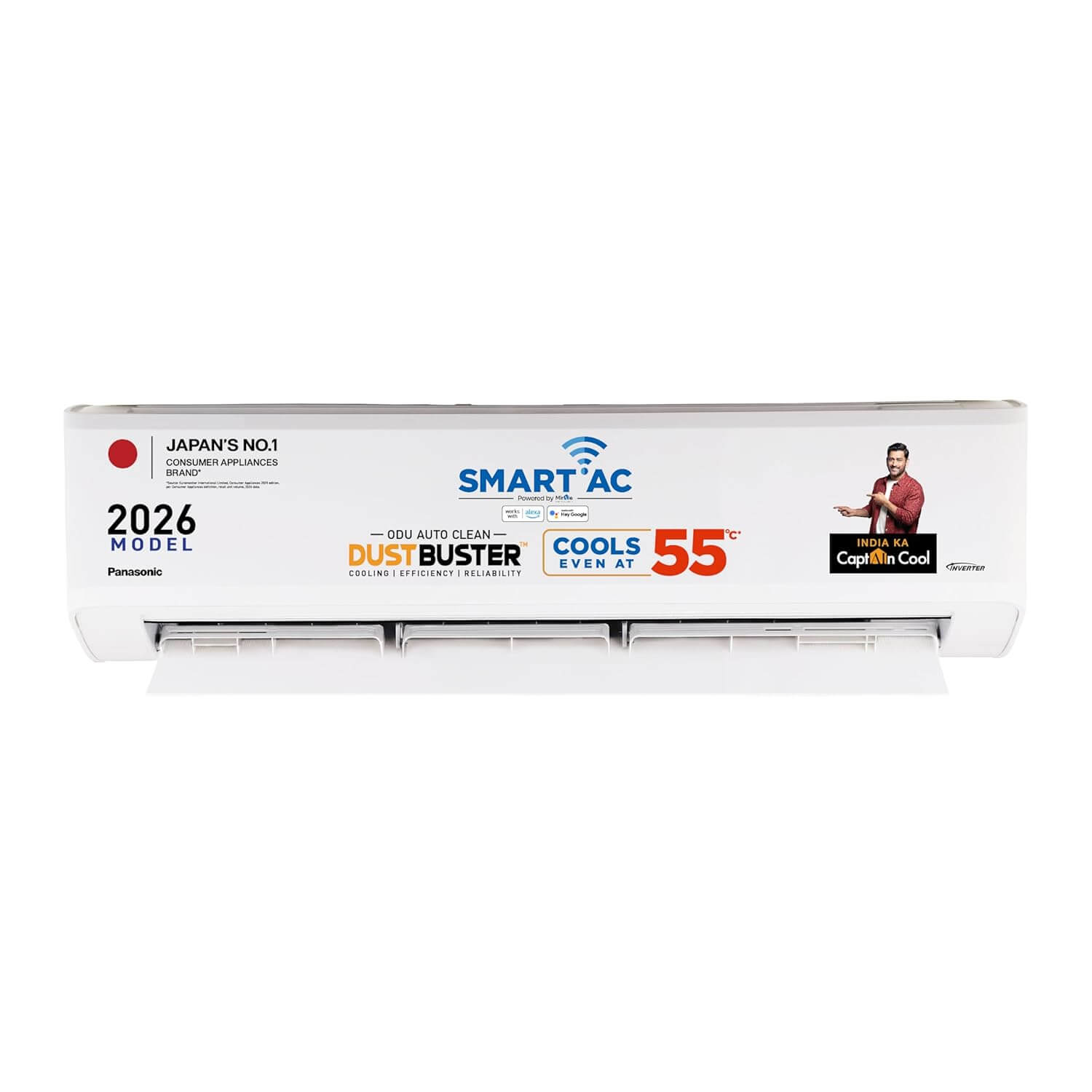 Panasonic 1.5 Ton 5 Star Wi-Fi Inverter Smart Split AC (CS/CU-NU18ZKY5W) – Highest ISEER Rating