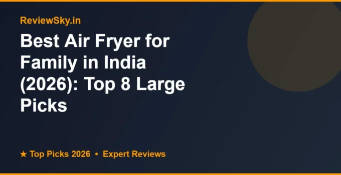 Best Air Fryer for Family in India (2026): Top 8 Large Picks
