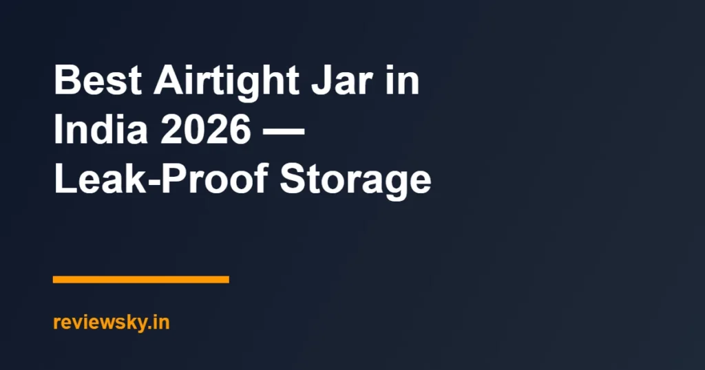 airtight jar