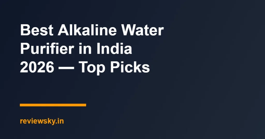 alkaline water purifier