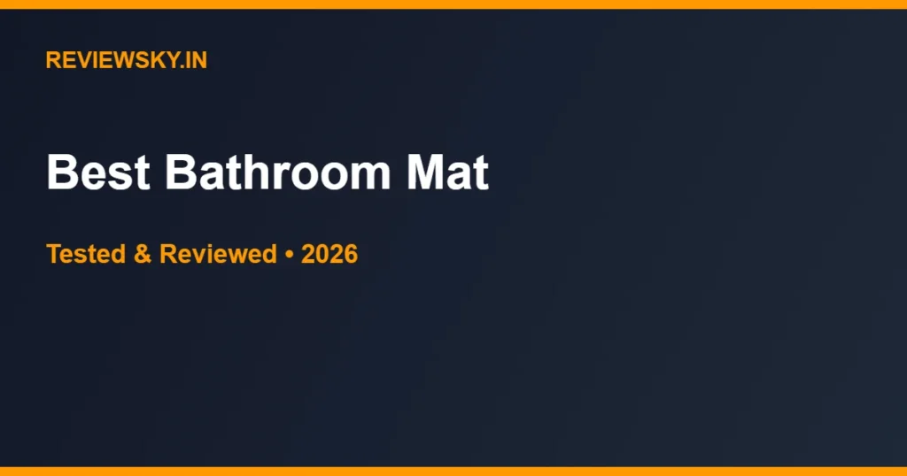 bathroom mat