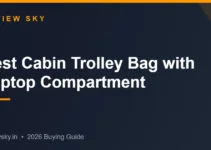 Best Cabin Trolley Bag with Laptop Compartment in India 2026 Best Cabin Trolley Bag with Laptop Compartment in India 2026