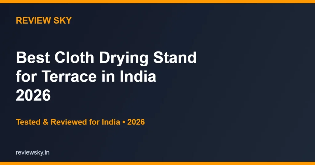 cloth drying stand for terrace