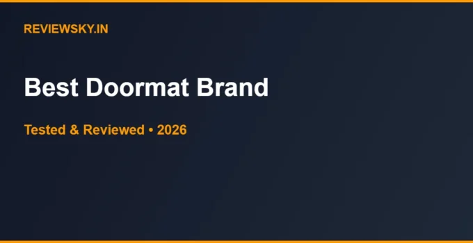 Best Doormat Brand in India 2026 — Top 7