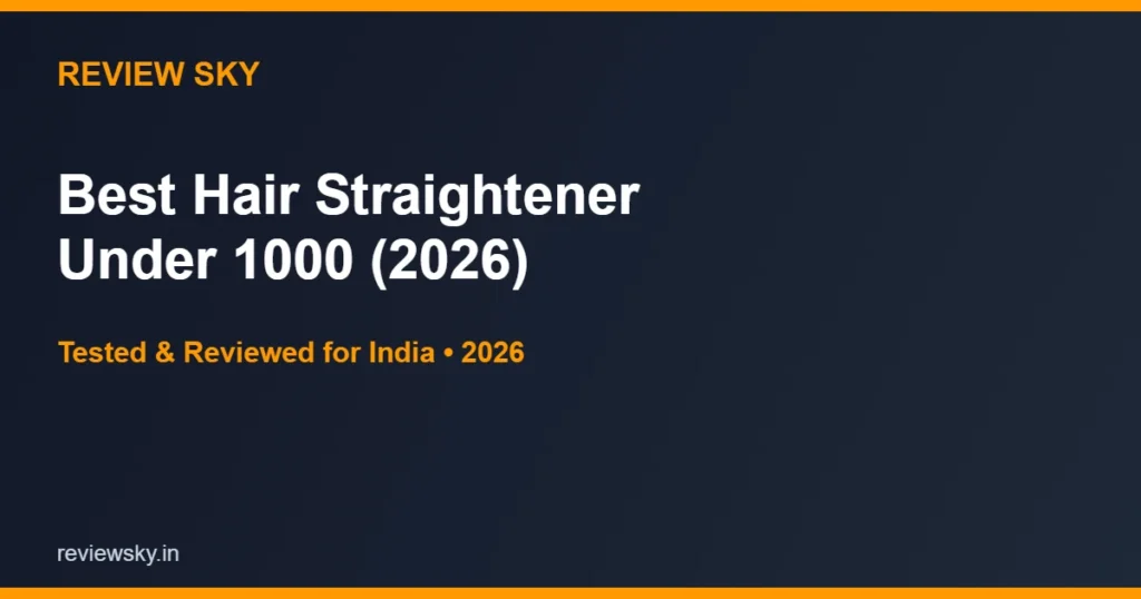 best hair straightener under 1000