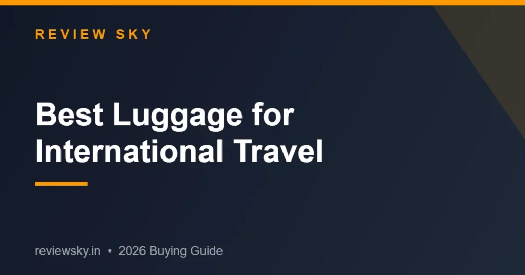 best luggage for international travel