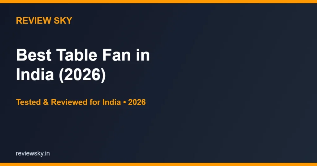 best table fan