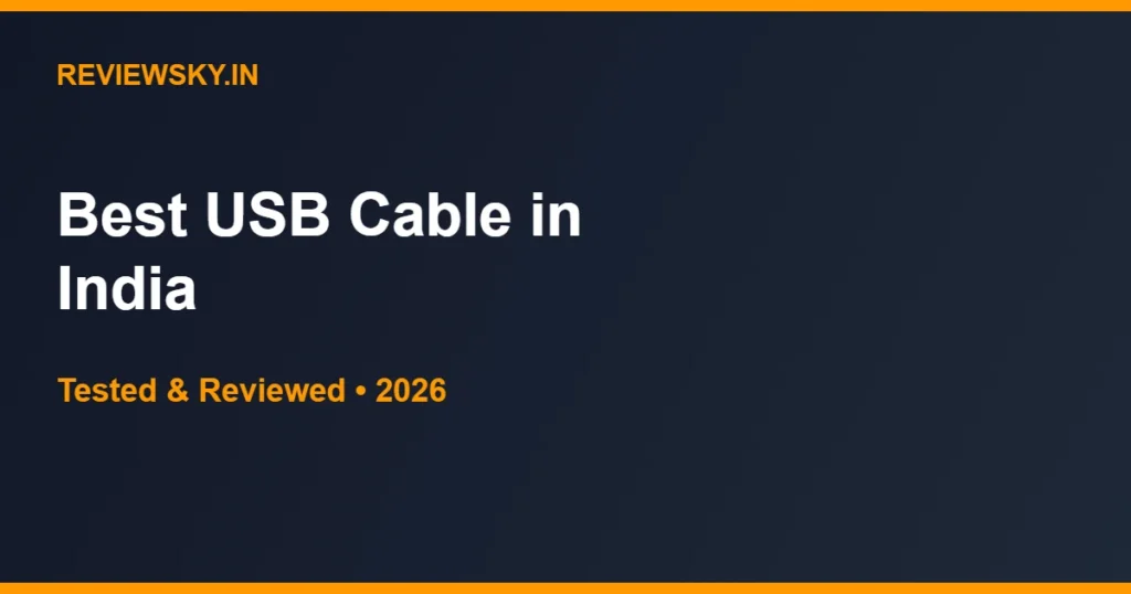 best usb cable in india