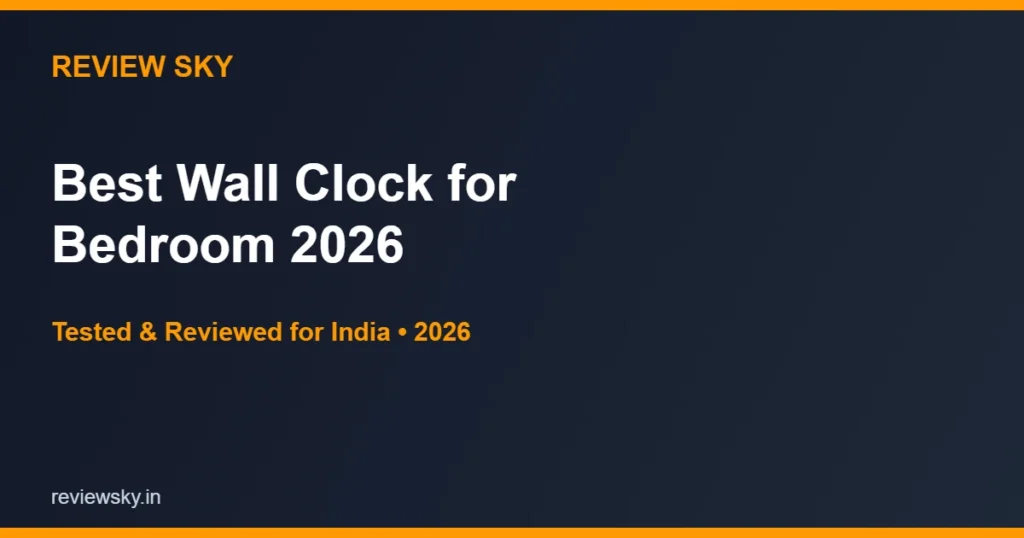 wall clock for bedroom