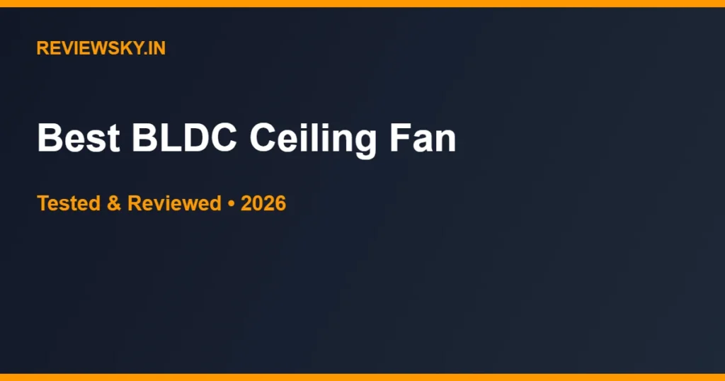 bldc ceiling fan