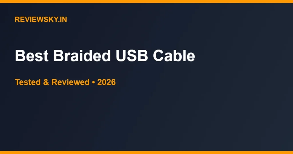 braided usb cable