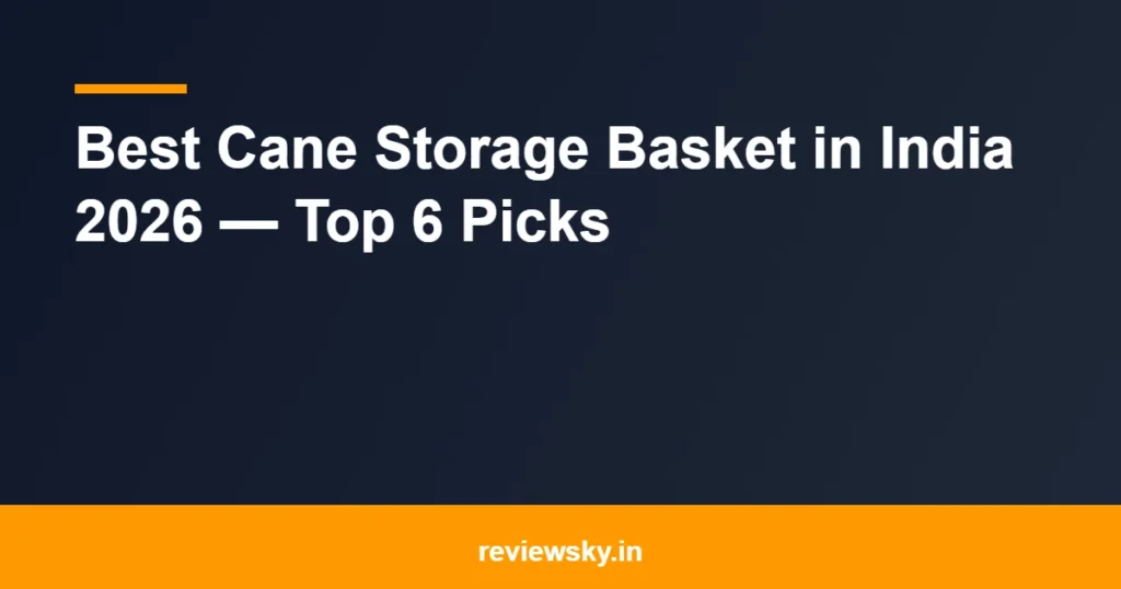 cane storage basket