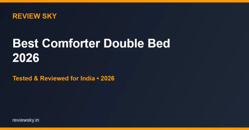 comforter double bed