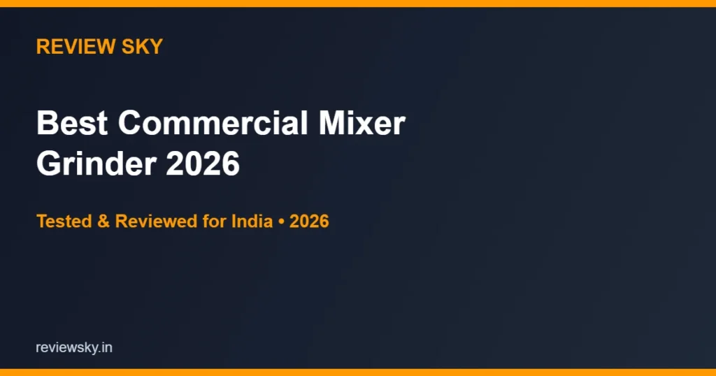 commercial mixer grinder