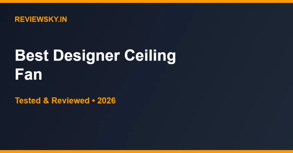 designer ceiling fan