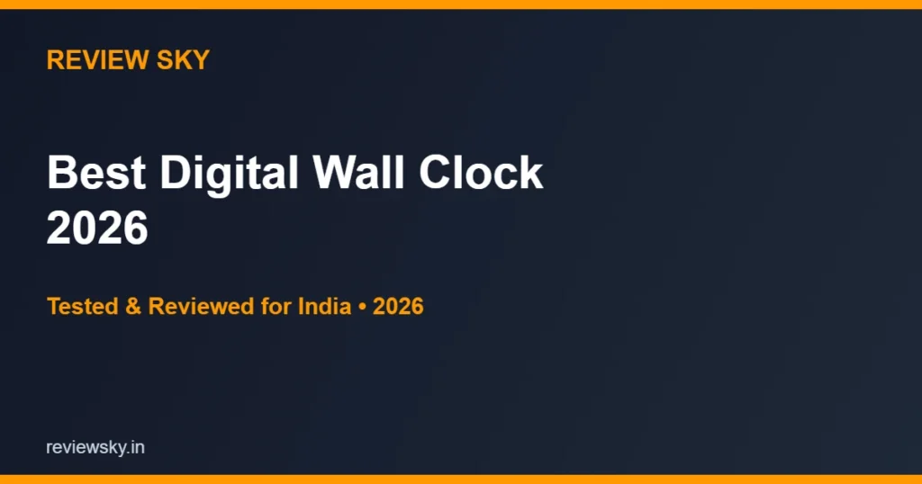 digital wall clock