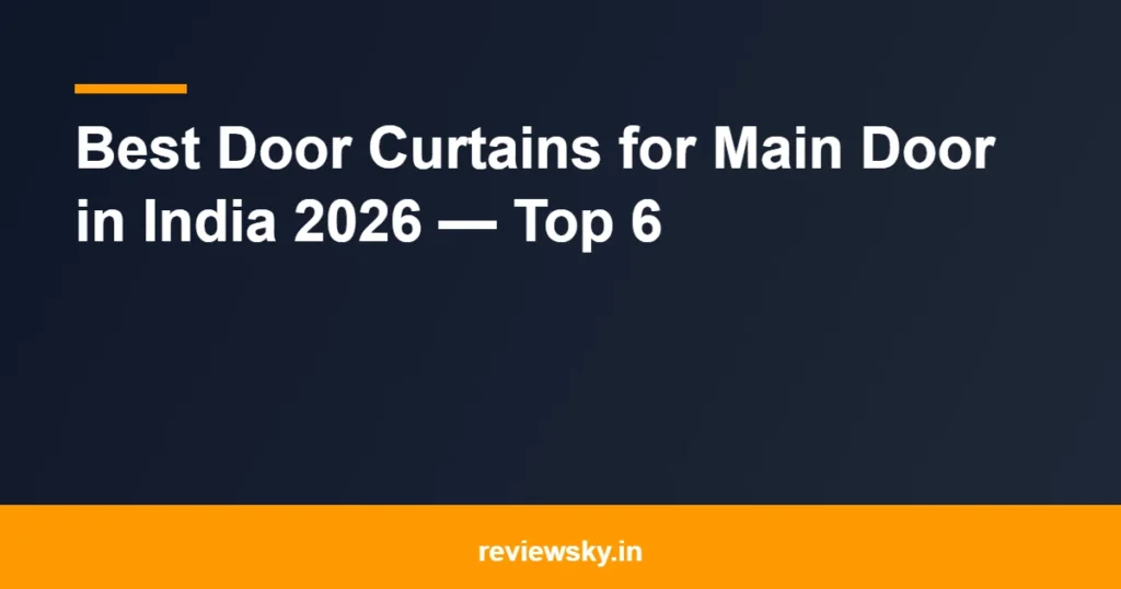 door curtains for main door