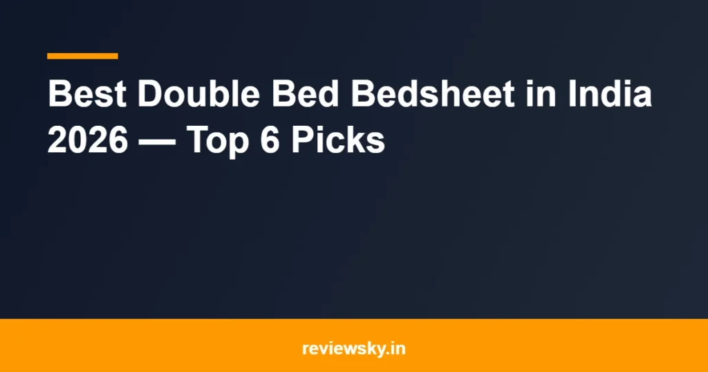 double bed bedsheet