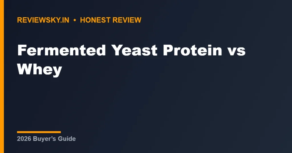 Fermented Yeast Protein vs Whey