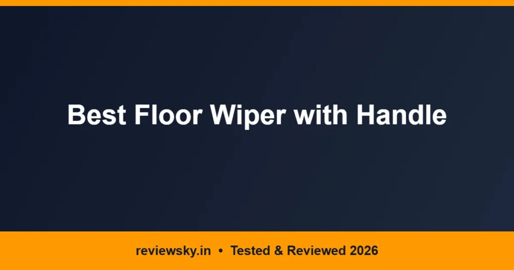floor wiper with handle