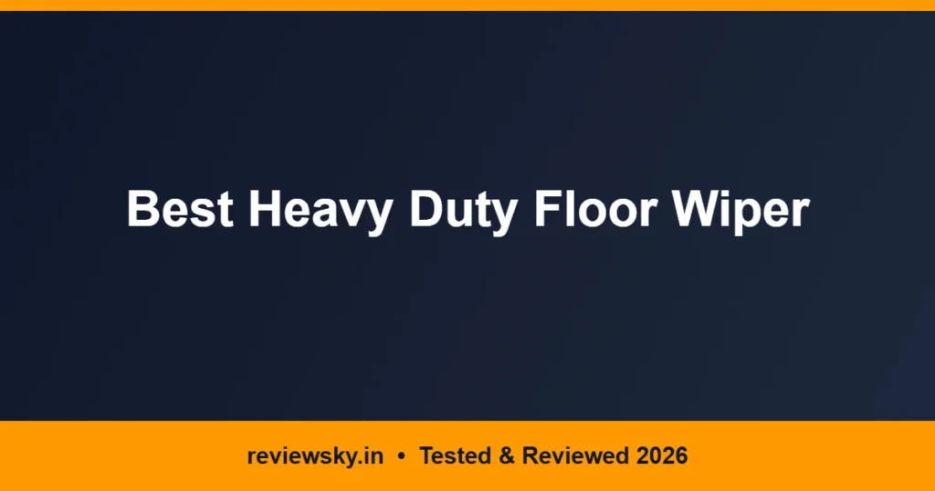 heavy duty floor wiper