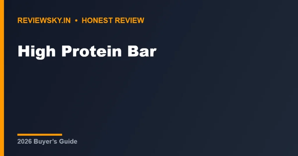 High Protein Bar