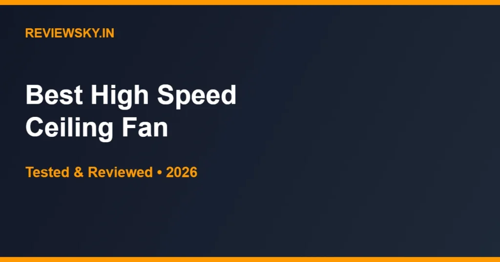 high speed ceiling fan