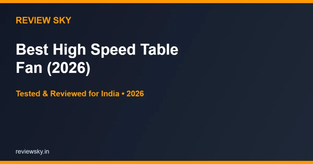 high speed table fan