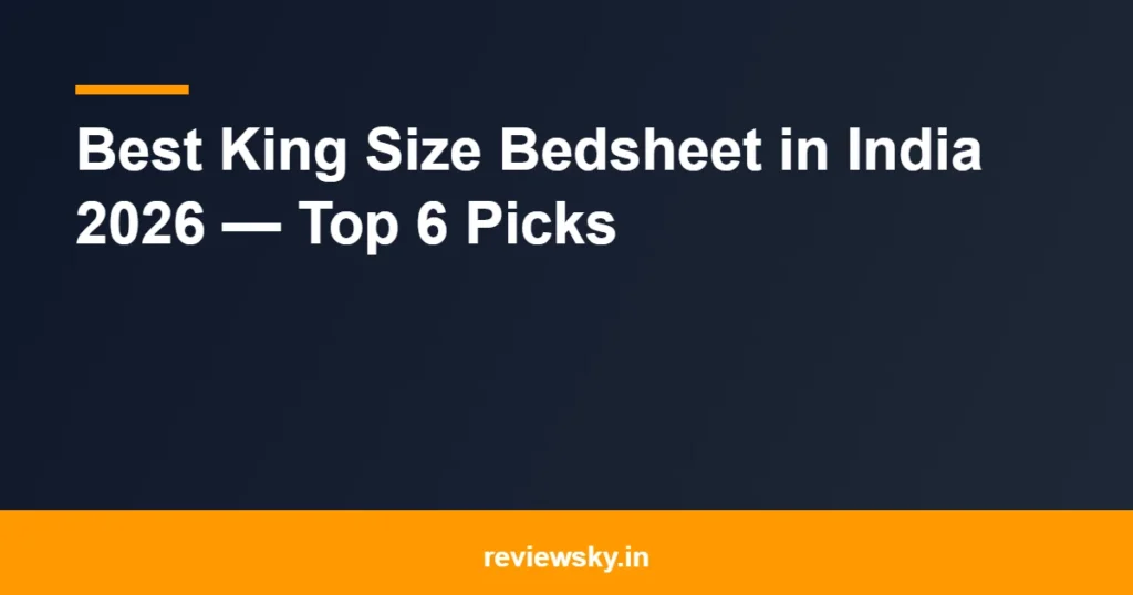 king size bedsheet