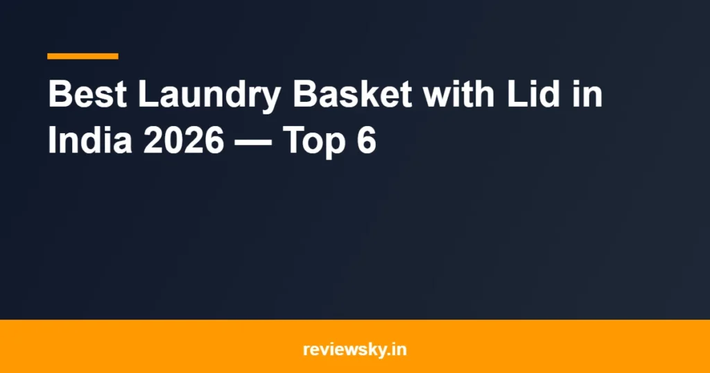 laundry basket with lid