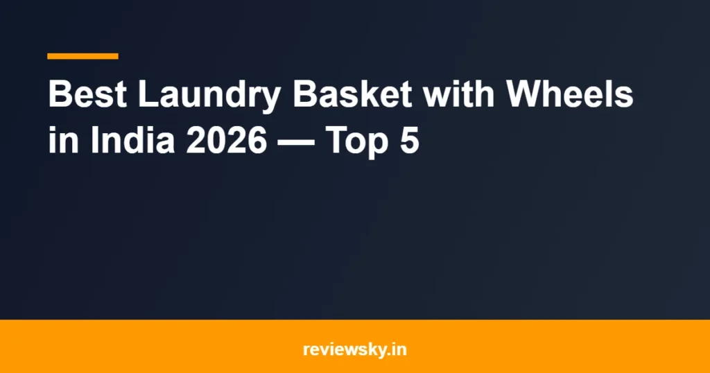 laundry basket with wheels