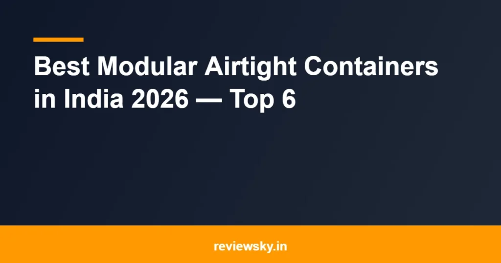 modular airtight containers