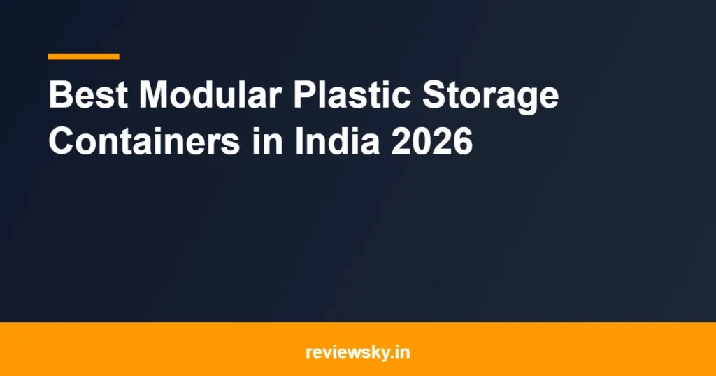 modular plastic storage containers