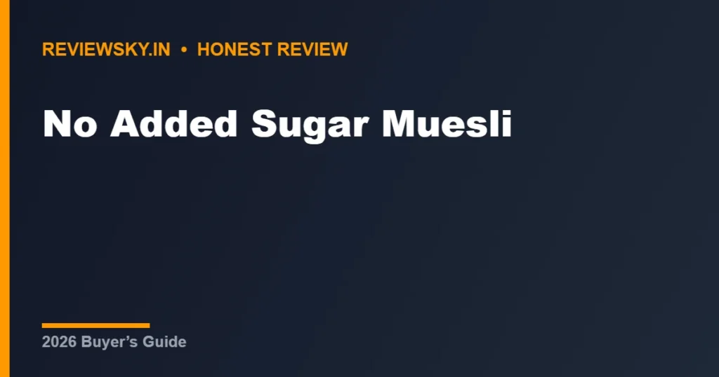 No Added Sugar Muesli