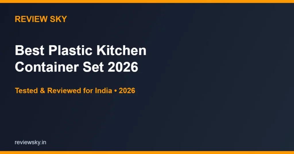 plastic kitchen container set