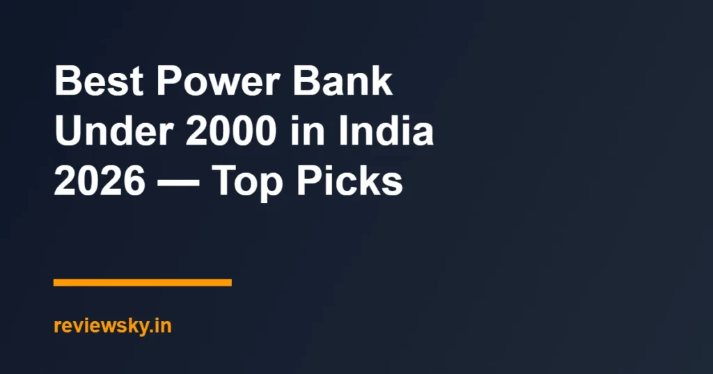 power bank under 2000