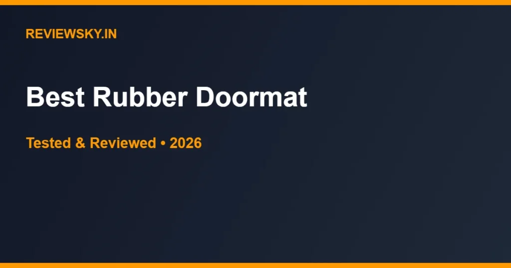 rubber doormat