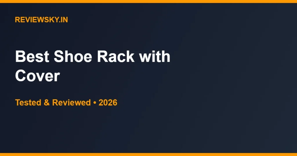 shoe rack with cover