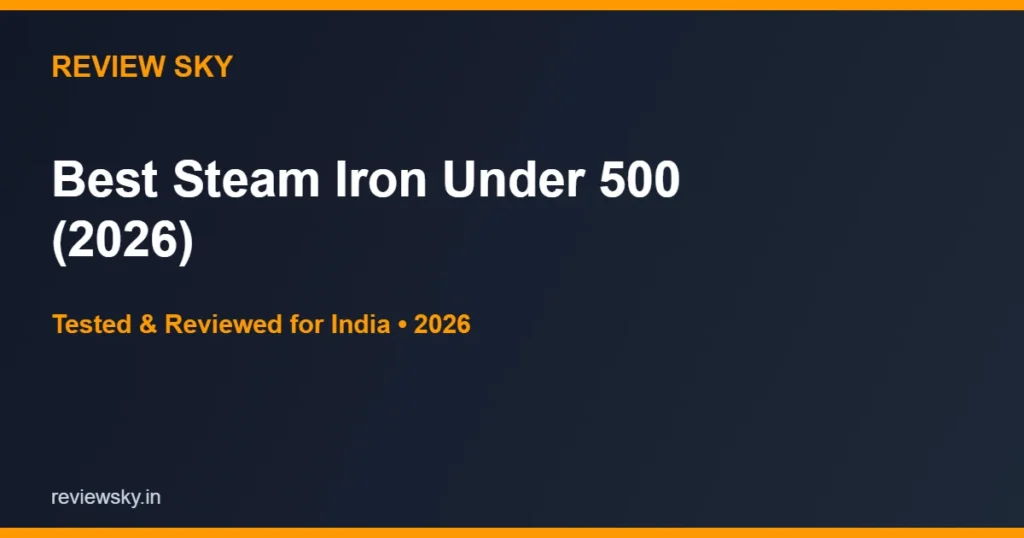 steam iron under 500