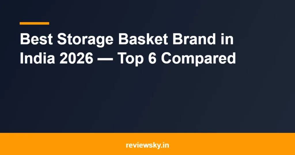 storage basket brand