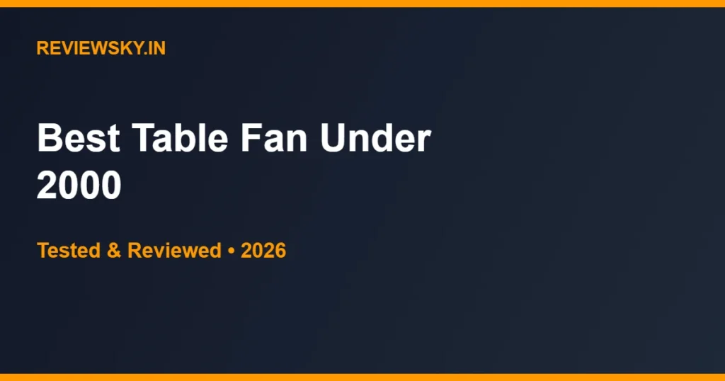table fan under 2000