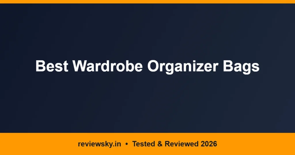 wardrobe organizer bags