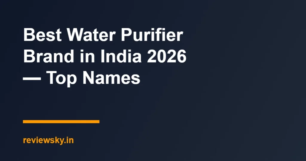 water purifier brand