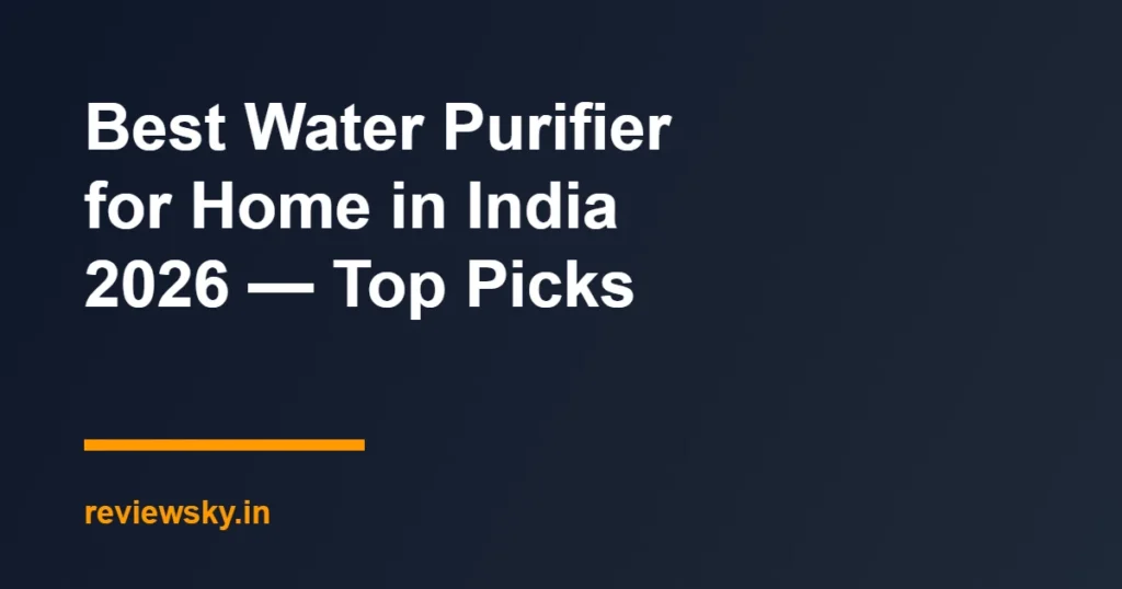 water purifier for home