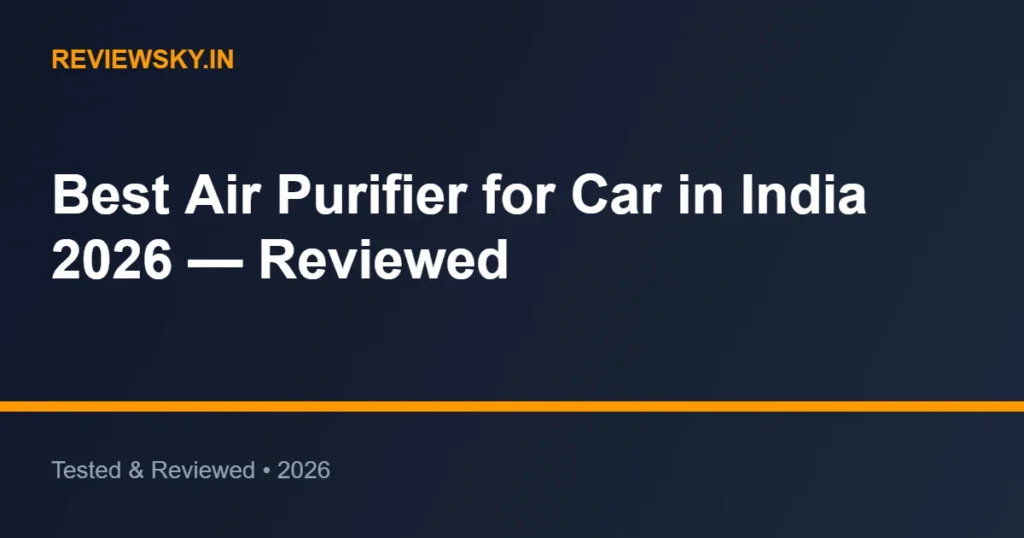 air purifier for car
