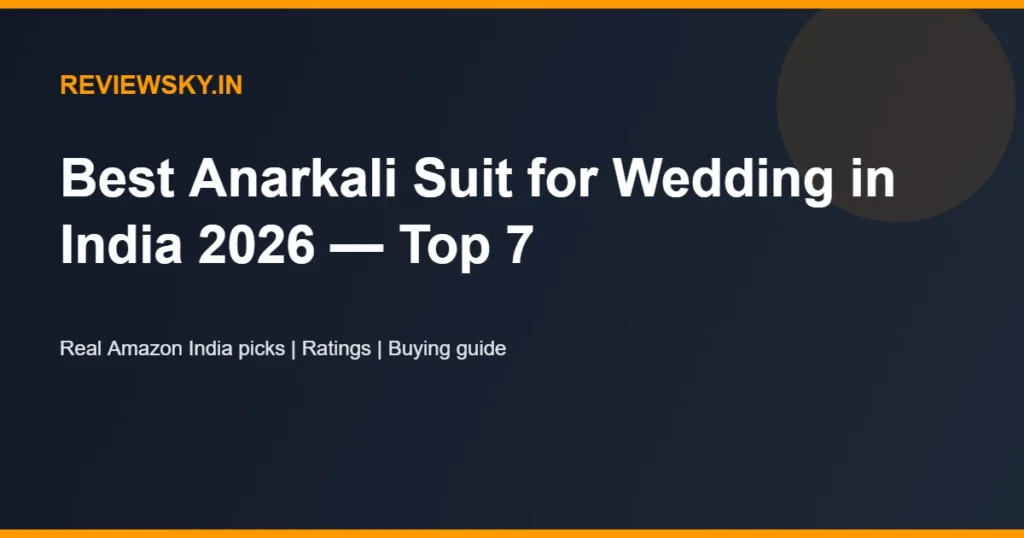 anarkali suit for wedding