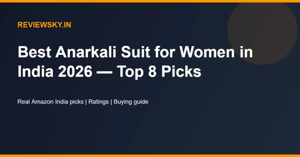 anarkali suit for women