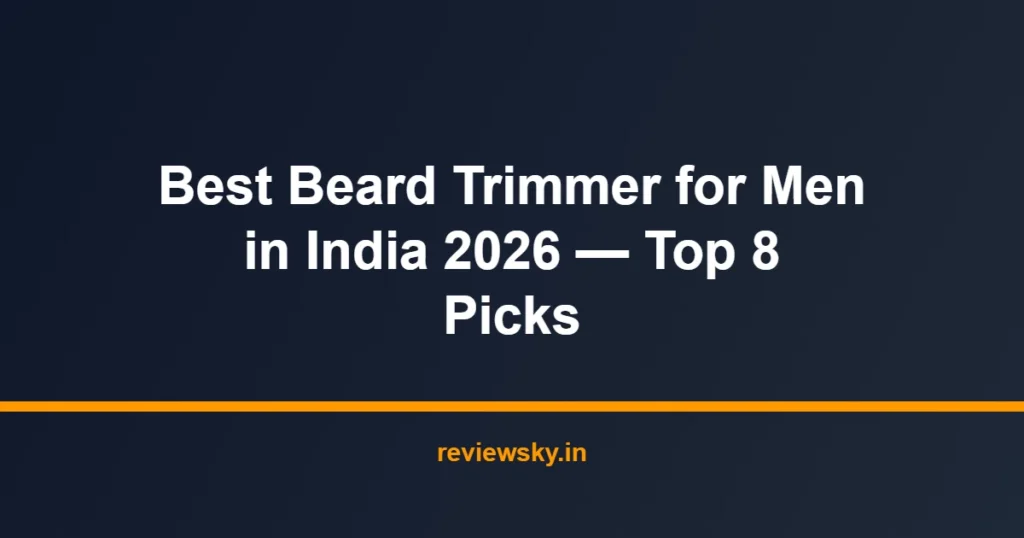 beard trimmer for men