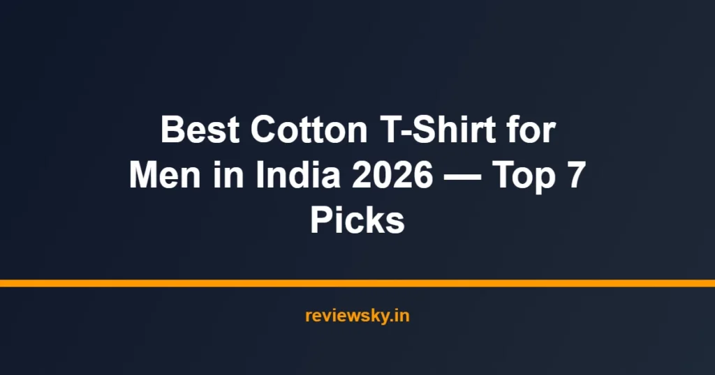 cotton t-shirt for men